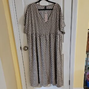 Emery rose Black and cream Maxi Dress